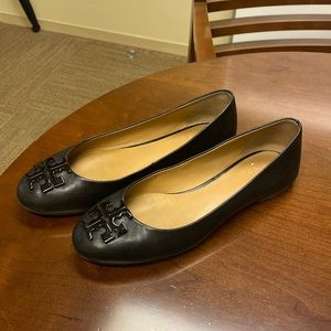 Tory Burch Lowell 2 Ballet Flats, black leather